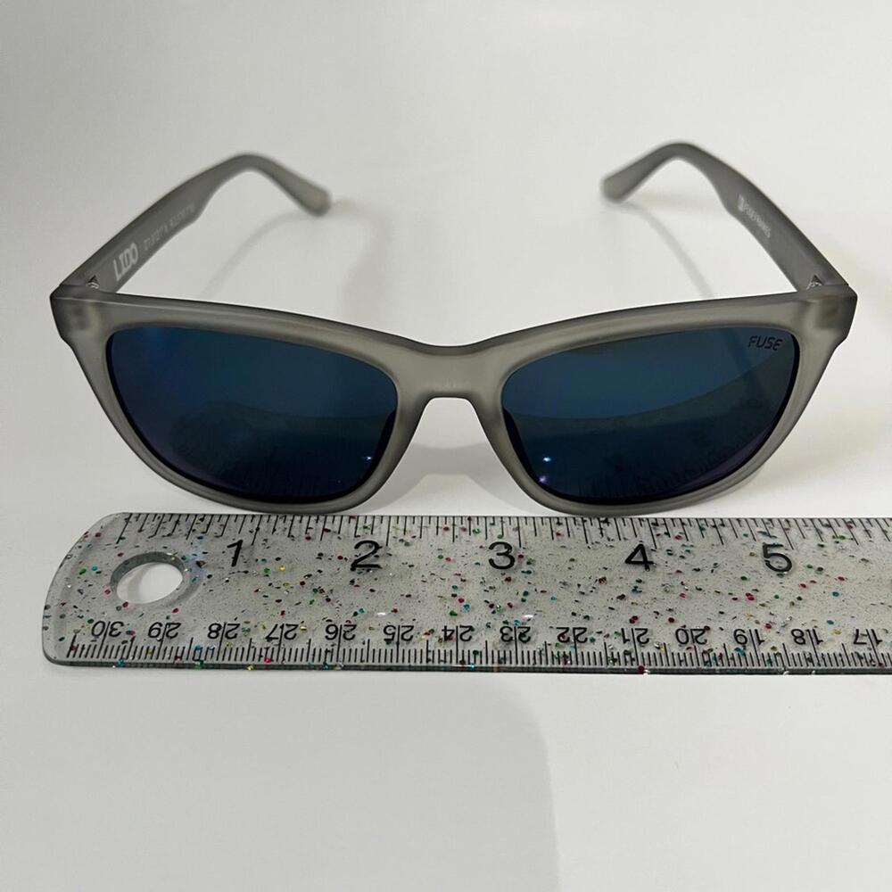 Fuse Lido Sunglasses Midnight Blue Lens Smoke Grey Frame Lightweight Unisex - Picture 6 of 9